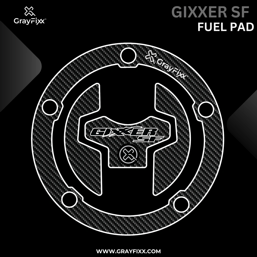 Gixxer SF Fuel Pad | Premium 3D Gel Fuel Pad, Pack of 1